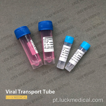 Kit de transporte microbiológico de reagente de teste de coviding